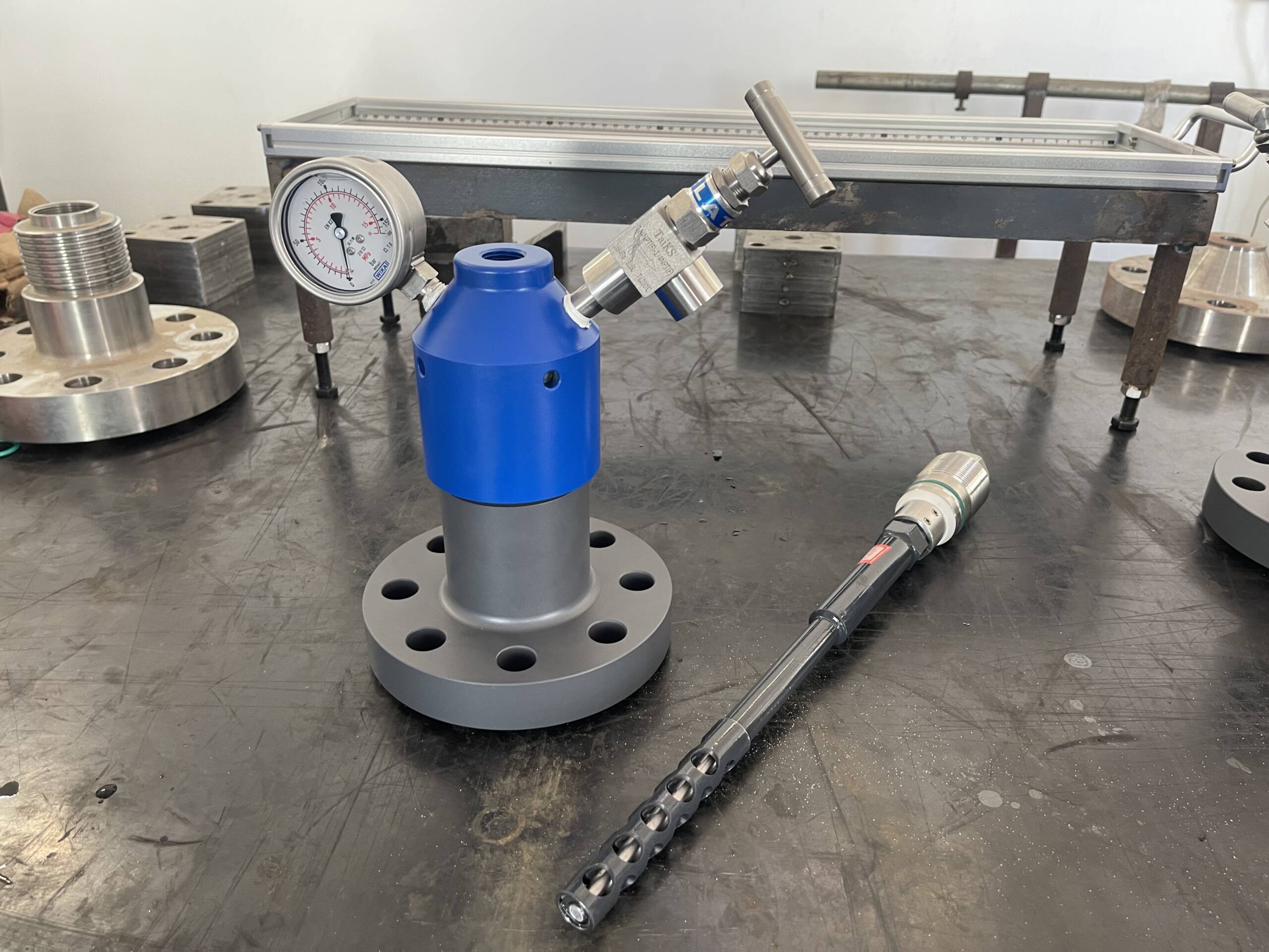 hydraulic corrosion probe